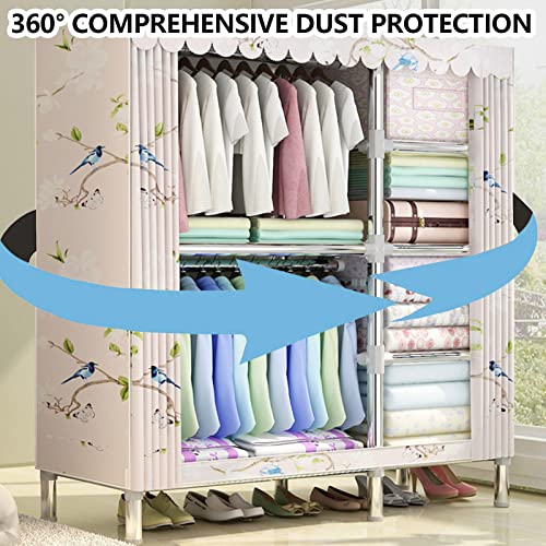 Dressing en toile modulable pour optimiser la chambre ou le studio - 5