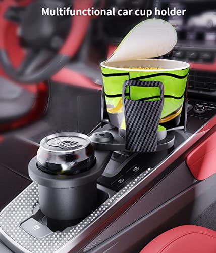 Portavasos de auto 2 en 1 con base giratoria 360° Negro miniatura 7
