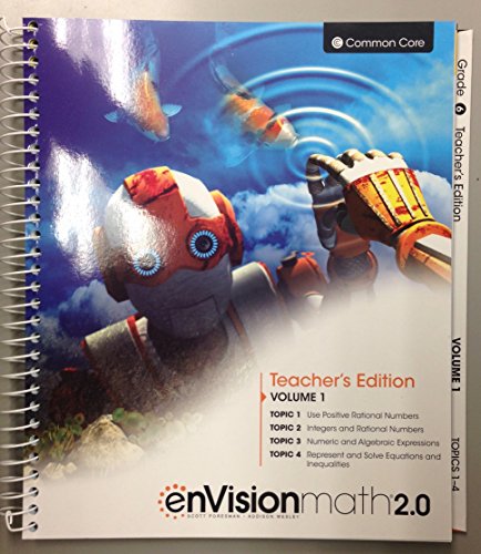 enVision math 2.0 - Grade 6 - Teacher's Edition... 0328880906 Book Cover
