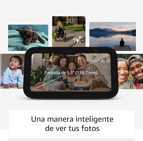 Miniatura 4 de Echo Show 5 (Última generación) | Gris azulado + OSRAM SMART+ Enchufe inteligente con Matter, compatible con Alexa - Kit de inicio de Hogar digital