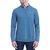 Orvis Men’s Sandy Point ¼ Zip Pullover (L, Blue)