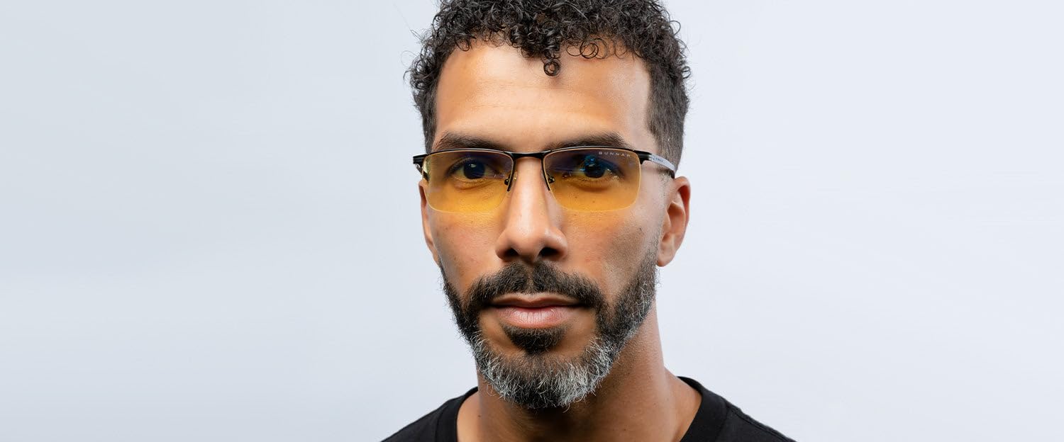Gunnar | Marin | Computer-/Gaming-Brille - Marin Titanium - Blaulichtfilter - Patentierte Technologie