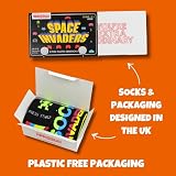Space Invaders Oddsocks skarpety w rozmiarze 39-46 w zestawie 6 szt. - pończochy, czarny, 39-46 EU