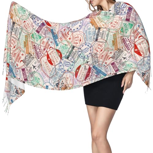 Sweet Gifts For Women - Scarves For Women Gifts Pink Stripes Blanket Scarf Scarves Oversized Wrap Shawl Gift3