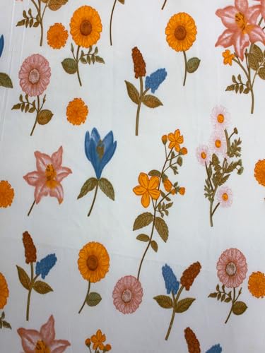 Image of Bombay Dyeing Mimosa 164 GSM Microfiber Yellow Floral Double Bedsheet with 2 Pillow Covers