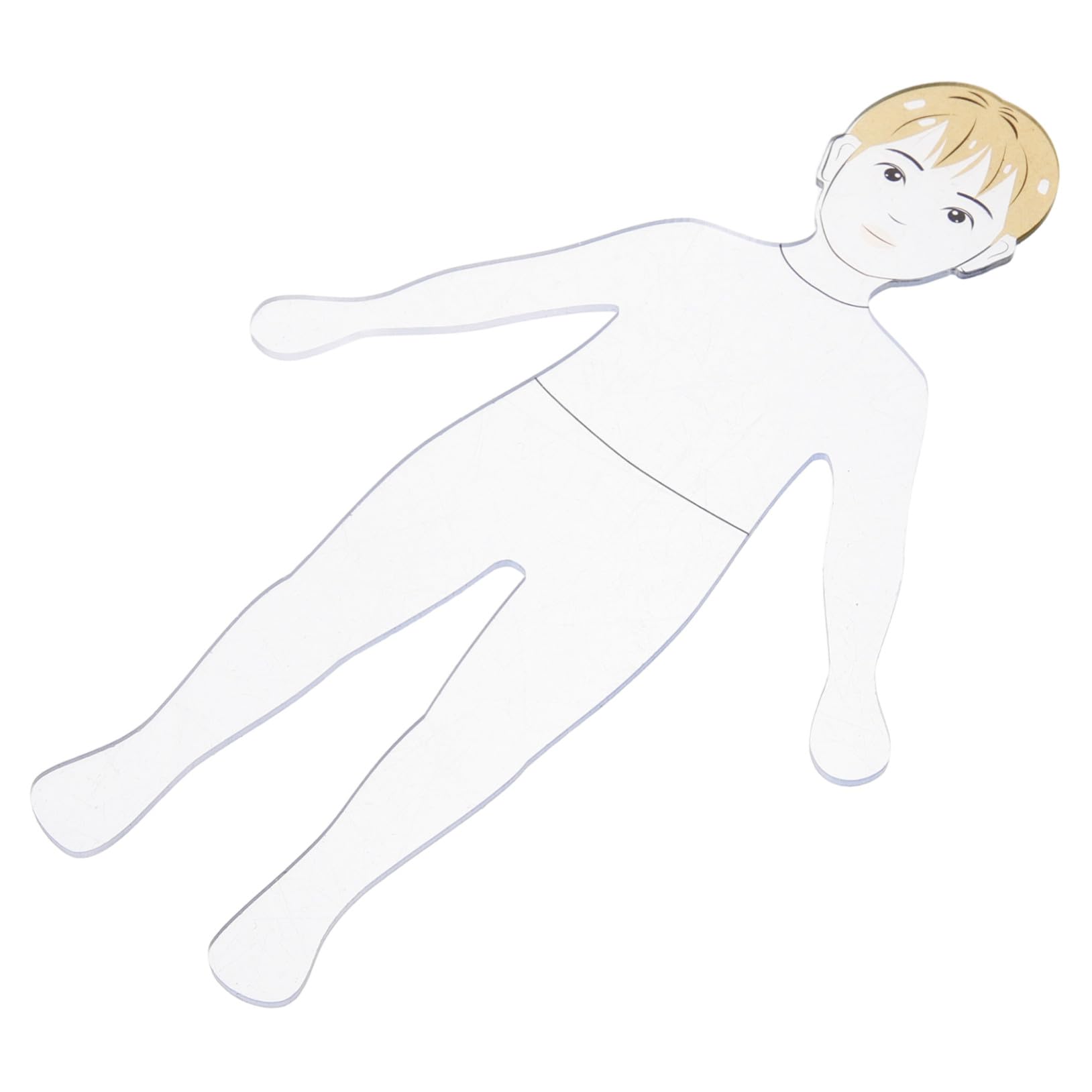 DOITOOL Fashion Drawing Template Ruler for Children Humanoid Design Pattern Master Metric Ruler for Dressmaking and Sewing Clothes Sketching