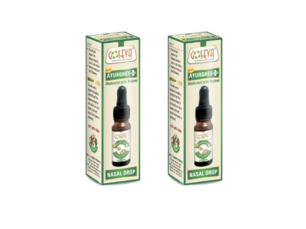 GOSEVA Ghee Nasal Drops (10ml) - Pack of 2