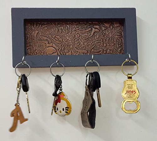 Wooden Frame (MDF on Back) Wooden Mountain Key Rack Key Holder Key Rack ...