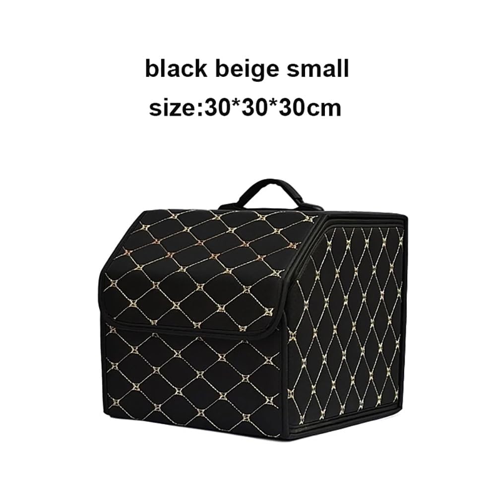 Kofferraum Organizer für Mercedes Benz G Class G500 G550 G55 G63 G65 AMG, Leder Kofferraumtasche Wasserfeste Faltbarer Kofferraum-Organizer mit Verstärkten Griffen Auto Kofferraum Organizer Box