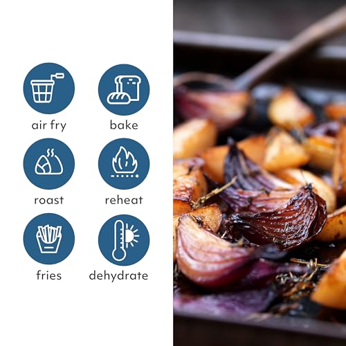 Sur-La-Table-38-Quart-Digital-Air-Fryer-LED-Touchscreen-Display-with-8-Presets-and-Shake-Indicator-for-Perfect-Crispness-Air-Fry-Bake-Roast-Broil-in-Minutes-1500w Sur La Table 38 Quart Digital Air Fryer LED Touchscreen Display with 8 Presets and Shake Indicator for Perfect Crispness Air Fry Bake Roast Broil in Minutes 1500w