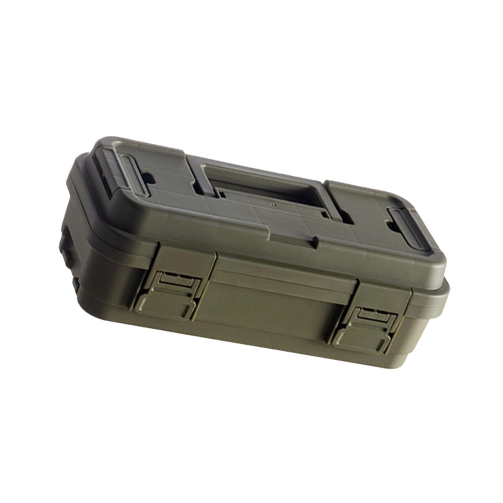 Zepfjhe S Armygreen Tool Box Secure Latches And Compartmentalized Organization Available In 6.5L And 4L Sizes For Practical Use Versatile Tool Storage Box