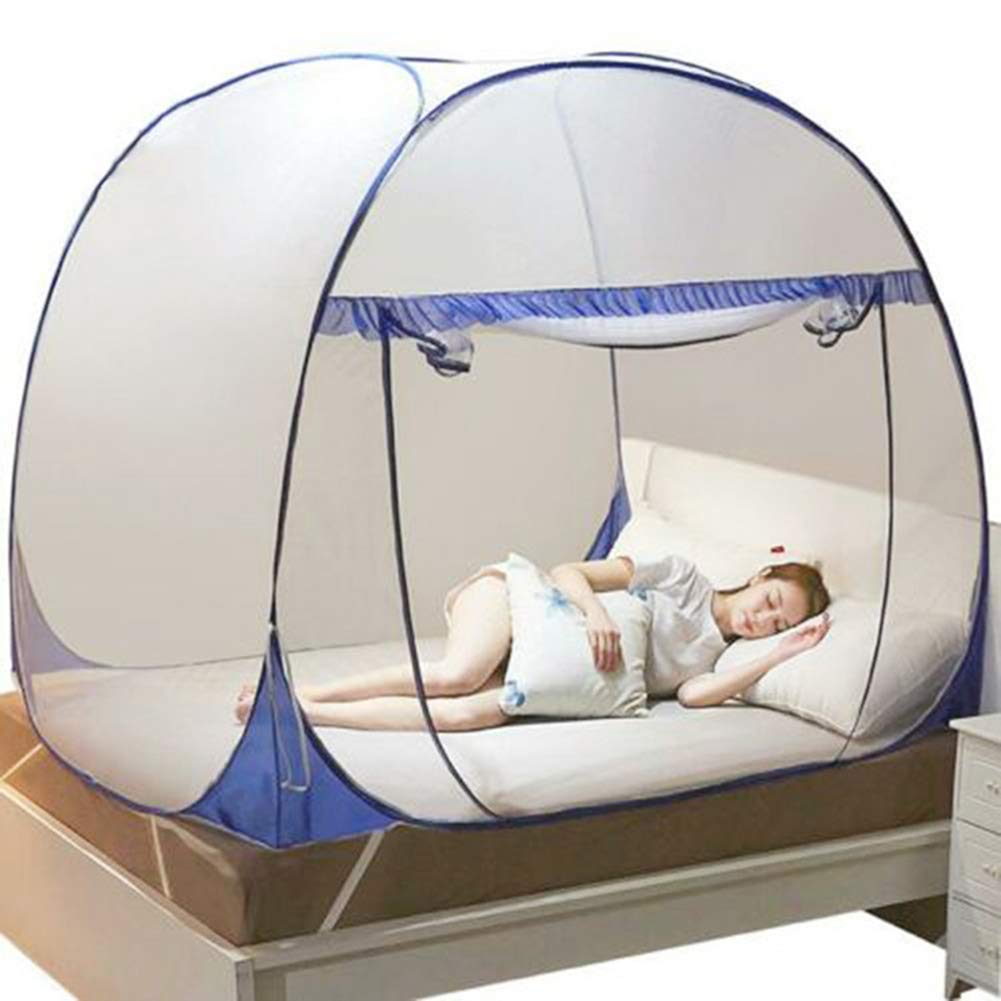 Venus valink Moustique Filets, Lit Baldaquin Pop Up Pliable Moustique, Pops-Up Maille Tente, Chambre Ménage Anti-moustique Filet, Maison Intérieur Extérieur Camping Voyage Jardin Moustiquaire