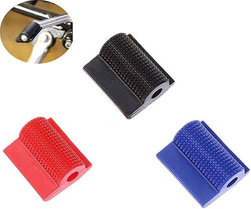 Paquete de 3 fundas para palanca de cambios de motocicleta, empuñaduras de goma antideslizantes, protector de zapatos para Yamaha Suzuki, palanca de
