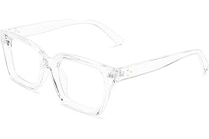 Classic Thick Square Frame Clear Lens Glasses for Women