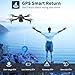 GPS Drone with 4K Camera for Adults, FPV Drones for Kids, Foldable RC Quadcopter with Brushless Motor, Auto Return, Follow Me, Circle Fly, Waypoint Fly, 2 Batteries 40 Mins Long Flight