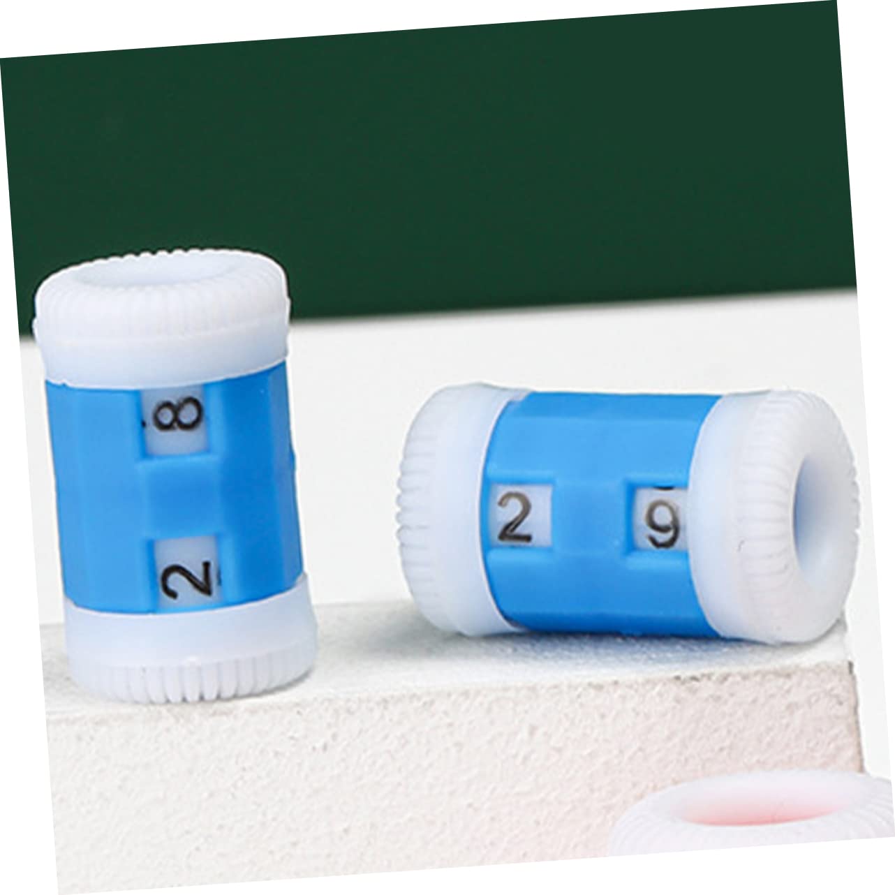 100 Piezas Contador De Hileras De Tejido Simplificar El Contador De Tejer Contador De Ganchillo Liso Simplificar El Contador De Puntadas Arte De Tejer El Plastico Blue SEWOART