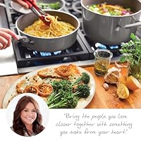 Rachael Ray Cucina Nonstick Cookware Pots and Pans Set, 14-Piece, Sea Salt Gray — image 10