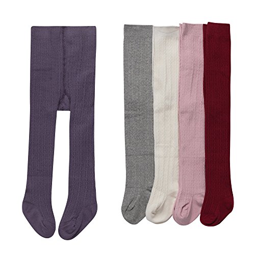 Alva Edison Cable-Knit Tights For Baby Girls,Toddlers&Child,For 5 pairs,1-2Y