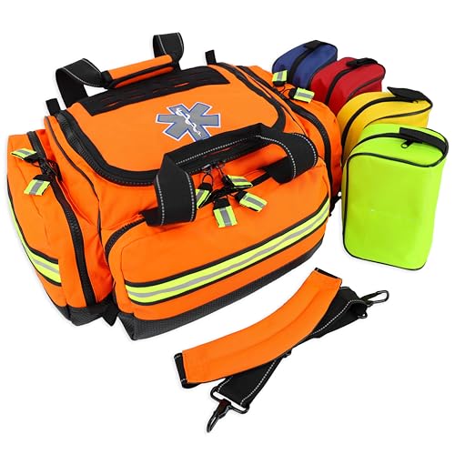 Lightning X Large EMT Medic Trauma Bag Orange