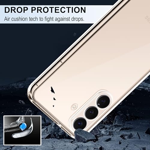 Image of CEDO Samsung Galaxy S26 Plus (5G) Clear Case | Soft Flexible Slim-Fit | Full Body 360 Protection Shock Proof TPU Back Cover (Transparent)