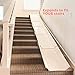 Stairslide 4-Pack Modular Indoor Slide for Home Staircases, White - Stair Attachment Ramps for Kids with Non-Slip Grip Bottom, Easy to Store, No Installation Needed
