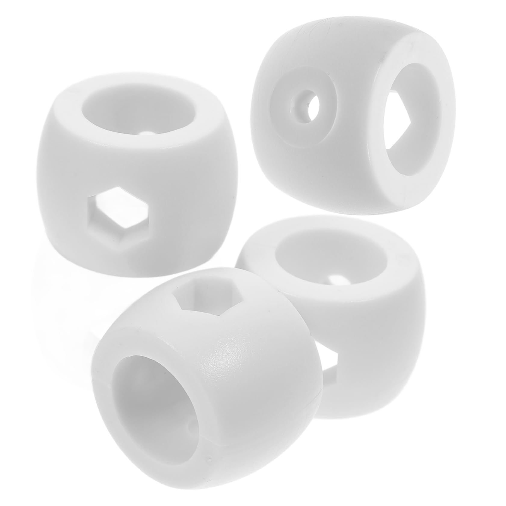 HANABASS 4pcs Foosball Table Accessories Goal Rod Positioner Stop Ring Easy Install for Replacement Parts Plastic for Table Football