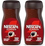 Nescafe Dark Roast Instant Coffee | Clasico | 10.5 oz Jar | Pack of 2