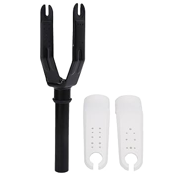 Electric Scooter Accessory, Easily Install Scooter Fork Replacement Accessories Aluminum Alloy with Plastic Cover for M365PRO for M365(white)