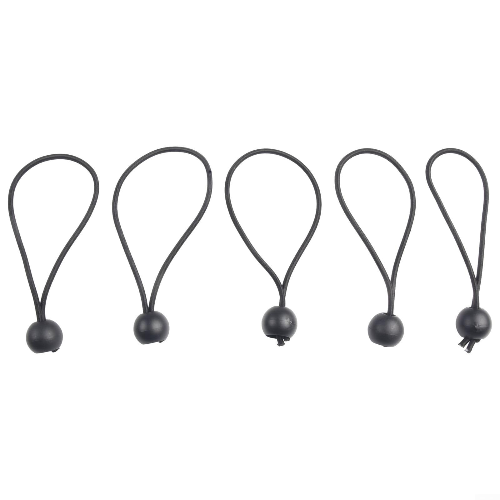 YELIER Lot De 30 Tendeurs à Boule (blanc, 15,2 Cm), Résistants Aux UV, Antioxydants, Attache Sécurisée