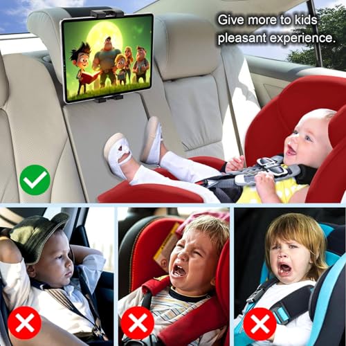 Support tablette siège arrière voiture pour bloquer les secousses - 4