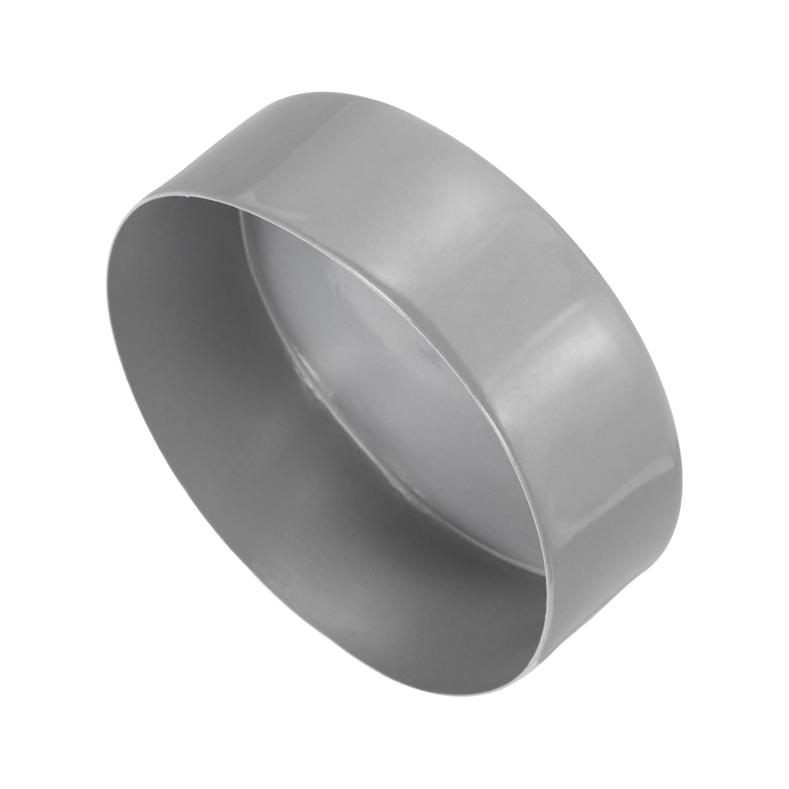 uxcell 2pcs Rubber End Caps 150mm(5.9 inch) ID Vinyl Round Tube Bolt Cap Cover Screw Thread Protectors Dark Grey