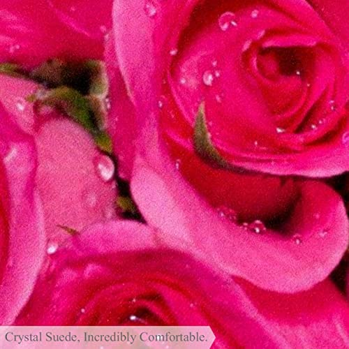 Tapis rond 100x100cm Roses pour chambre et salon - 7
