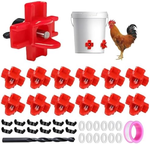 Alimento Para Aves Bebederos De Niple Para Gallinas Pack De 30