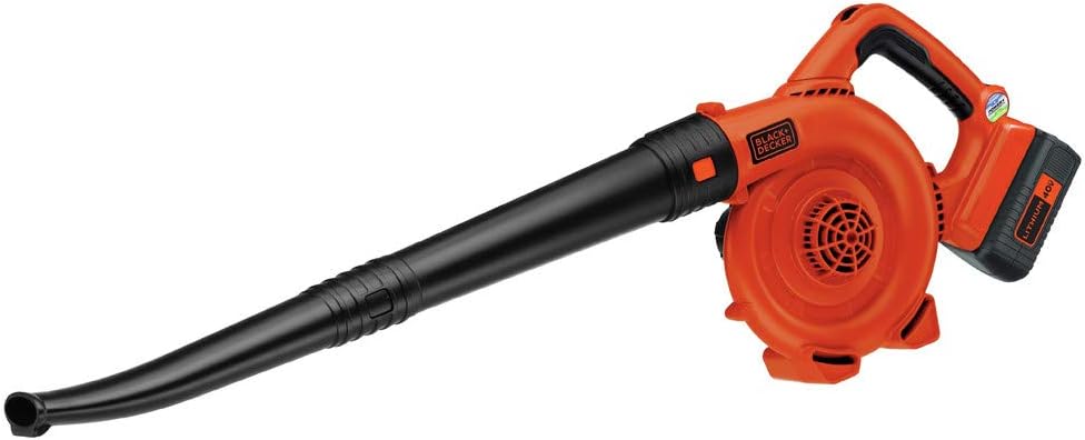 BLACK+DECKER 40V MAX Cordless Leaf Blower in use