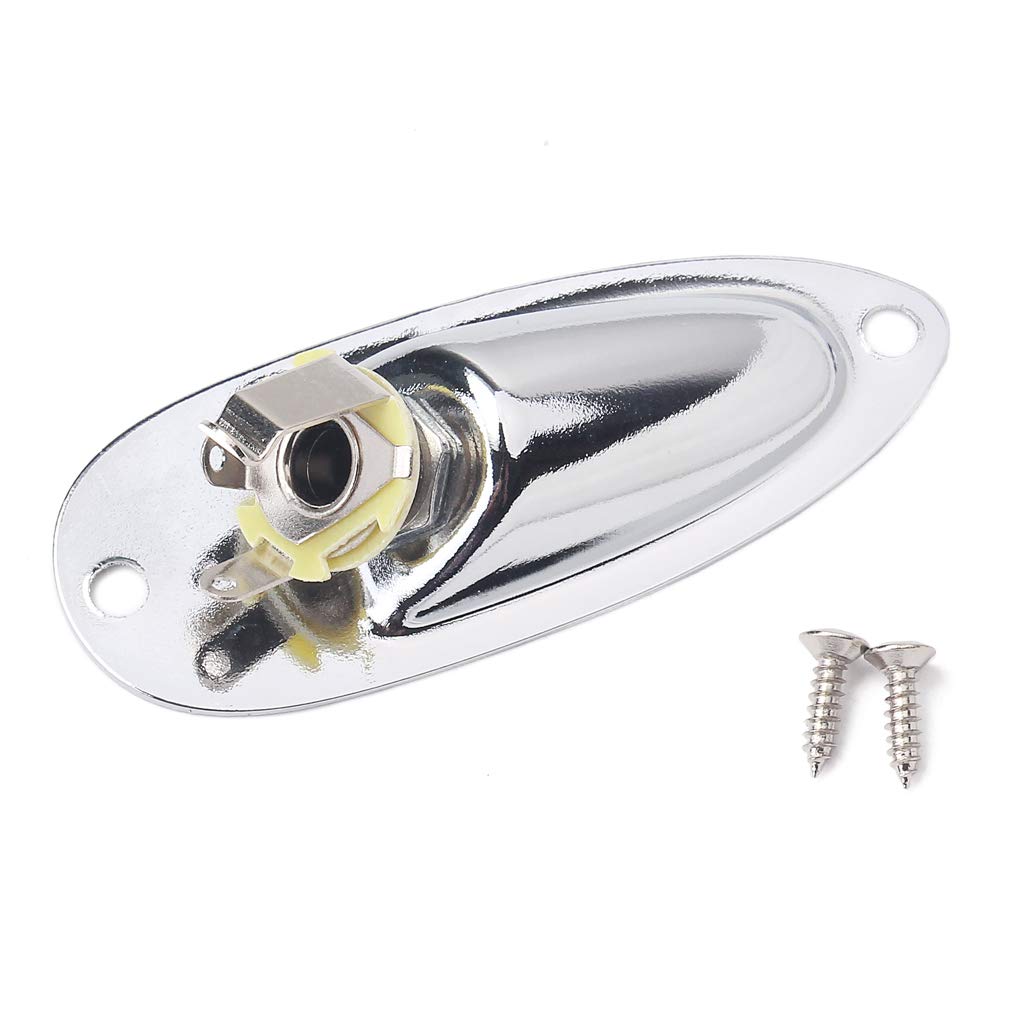 Prise Jack Argentée pour Guitare Fender Strat - Alnicov