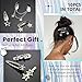 YAEISM 10PCS Star Hair Clips Y2K Silver Hair Clips Metal Star Barrettes 8 Shapes Pentagram Hair Snap Clips Punk Kawaii 2000s Hair Accessories for Women
