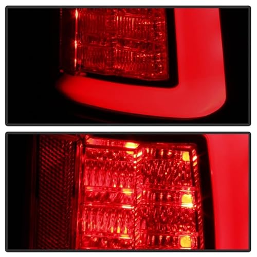 Spyder Auto 5084033 Dodge Ram 1500 09-18/Ram 2500/3500 10-18 Light Bar Led Tail Lights - Incandescent Model Only (Not Compatible With Led Model) - Black Smoke #TOP7