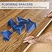 Socpuro 40 Pack Flooring Spacers, Laminate Wood Flooring Spacer Tool with 1/4” & 1/2” Gap, Flooring Installation Spacers for Vinyl Plank, Hardwood, LVT, Laminate Floor Installation