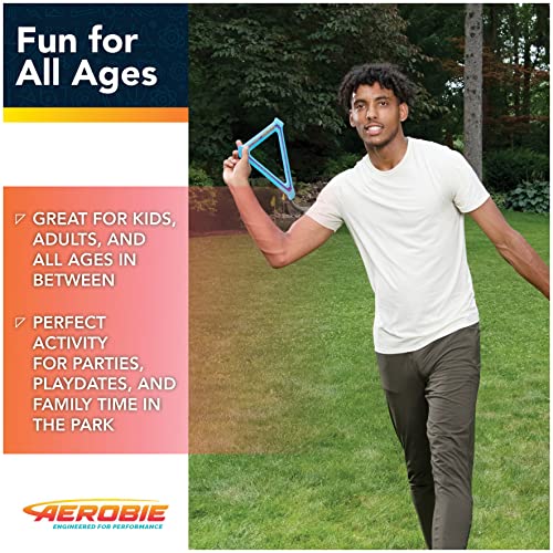Aerobie 3-Piece Flying Ring Combo Pack With Pro Ring, Orbiter Boomerang, And Pro Blade, Lightweight Kids Toys For Disc Golf & Outdoor Games, Ages 5+ #TOP5