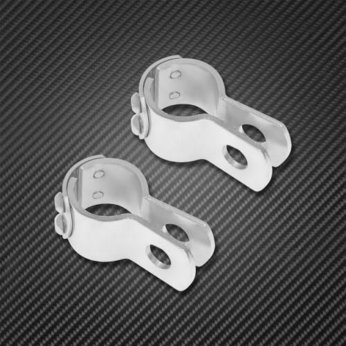 Repose-pieds 32 mm en acier robuste et finition noire pour moto Harley Dyna