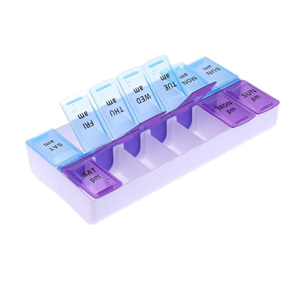Portapillole per 7 giorni, Colore portatile, Portapillole settianale