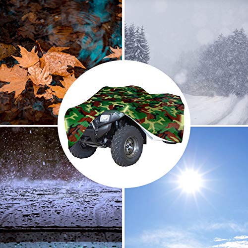 Zwbfu Tampa ATV ATC Pesada Universal 190T Tampa à prova d'água à prova de poeira para chuva anti-UV