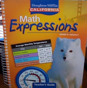 Spiral-bound Math Expressions Teacher's Guide Grade 4 Volume 2 (California) Book