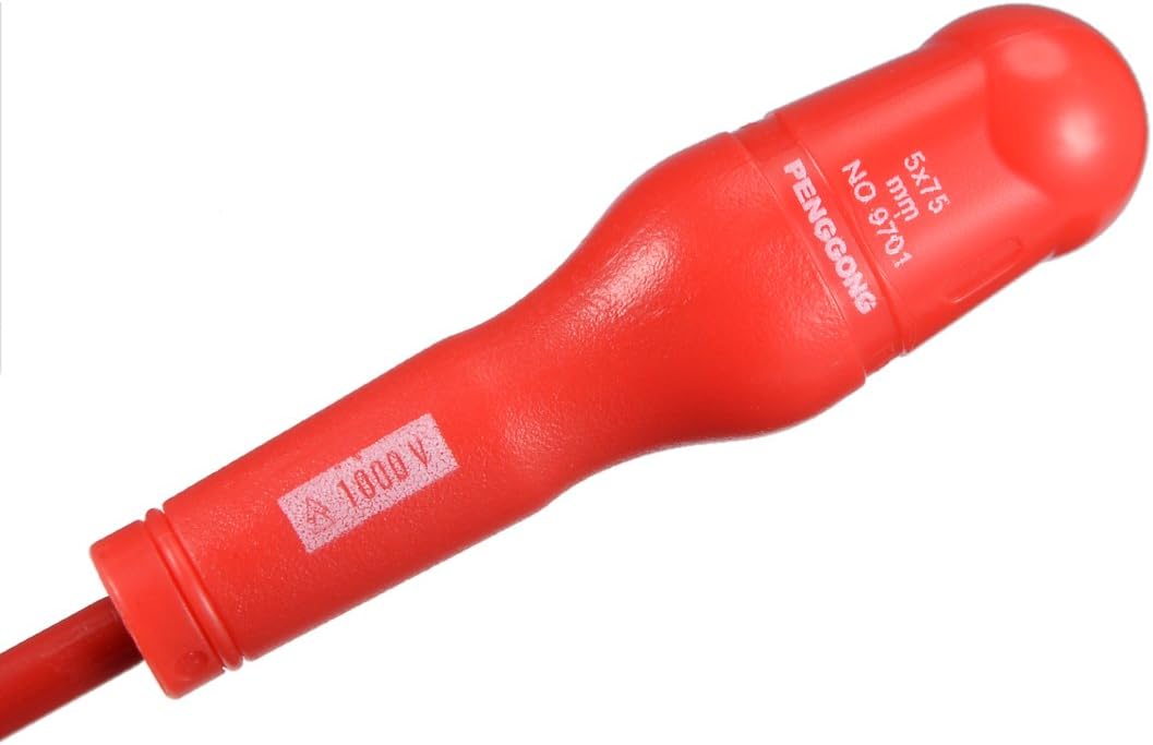 uxcell 1000v Phillips Insulated Magnetic Electrical Screwdriver #1 x 3 Inch