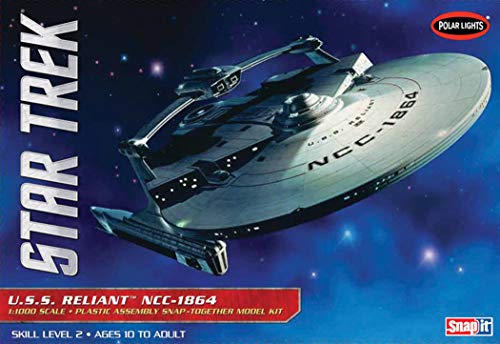 Polar Lights 1:1000 Scale Star Trek USS Reliant Model Kit - Thumbnail 7