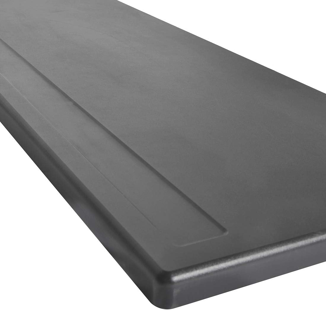 Ulti-MATE UG22091S 9-Piece Garage Cabinet Kit with Channeled Worktop in Stardust Silver Metallic