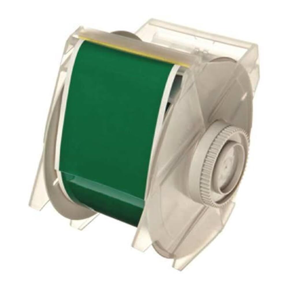 Brady 113124 GlobalMark 100' Length x 2.25" Width, B-595 Vinyl, Green Indoor/Outdoor Tape