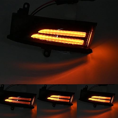 Miniatura 7 de Impreza WRX - Kit de luz LED dinámica intermitente lateral para Subaru Crosstrek Forester Legacy Outback WRX STI lente negra ámbar LED intermitente