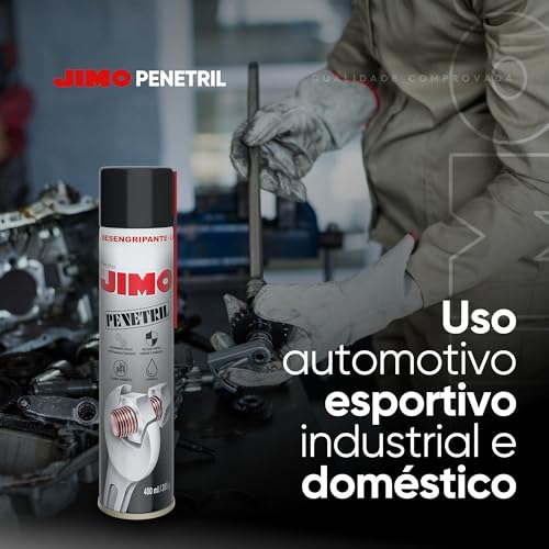 JIMO Penetril Lubrificante para Motores Parafusos Ferramentas Penetra Lubrifica e Protege Aerossol 4