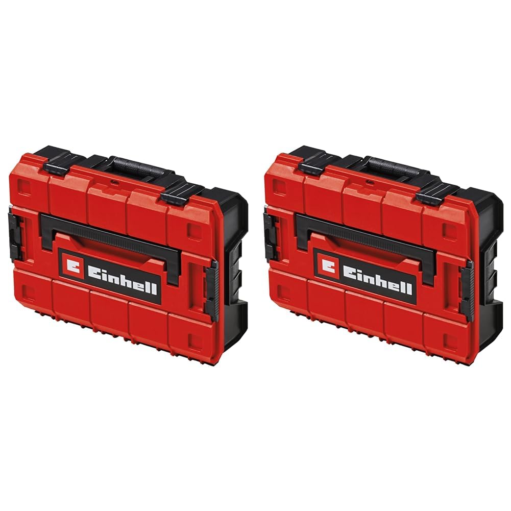 Einhell E-Case S-F lot de 2 coffrets de rangement modulables 25 kg